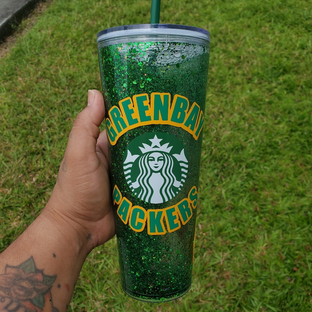 Greenbay Starbucks Snowglobe Tumbler
